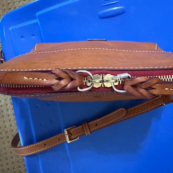 Dooney & Bourke Tan Crossbody Bag with Gold Hardware - Picture 4 of 12